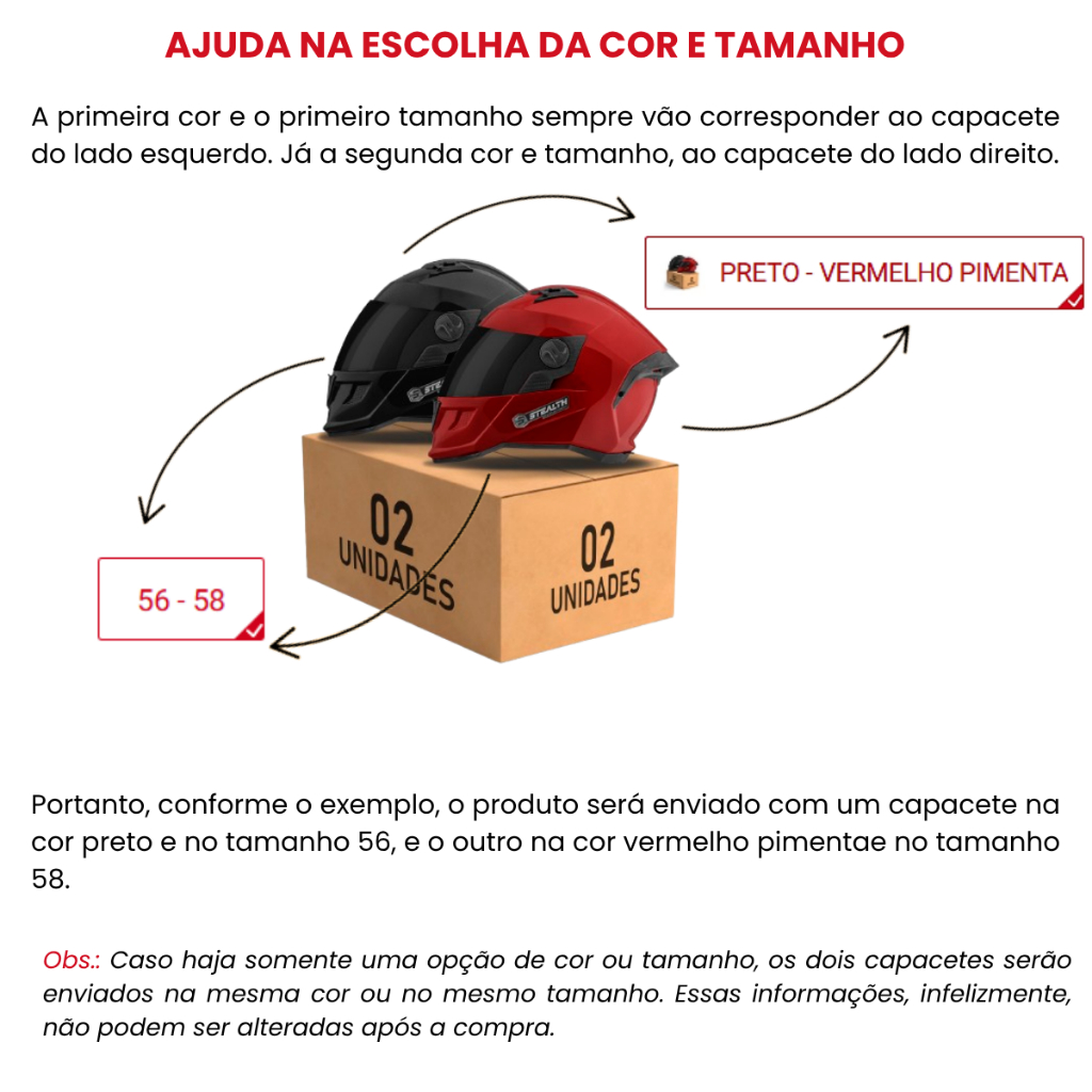 Kit 2 Capacete Fechado Pro Tork Stealth Solid Viseira Fumê · foto 2