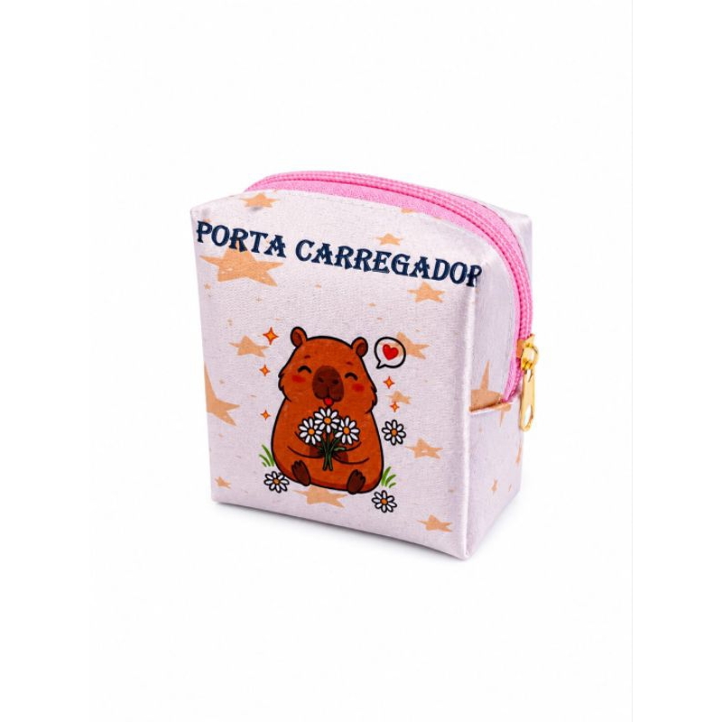 porta carregador bolsa  portátil nécessaire organizadora de bolsa cabos estojo portátil personalizada