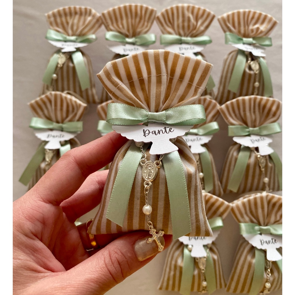 Kit Sachê Perfumado Personalizado com Nome Lembrancinha Crisma Primeira Comunhão Batizado Bodas Casamento 06