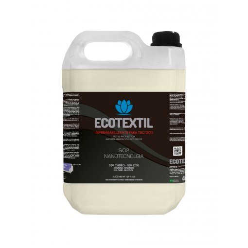 Ecotextil 5L Easytech Impermeabilizante de Tecidos Proteção Hidrorrepelente Alta Durabilidade