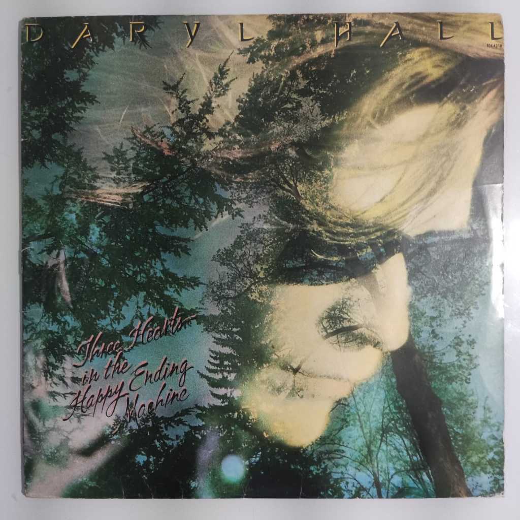 LP Vinil Daryl Hall - Three Hearts in the Happy Ending Machine (1986) Com Encarte - Selo RCA