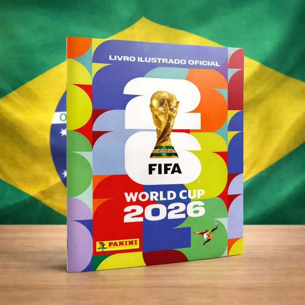 Álbum Figurinha Copa Do Mundo Fifa 2026 Futebol Capa Mole