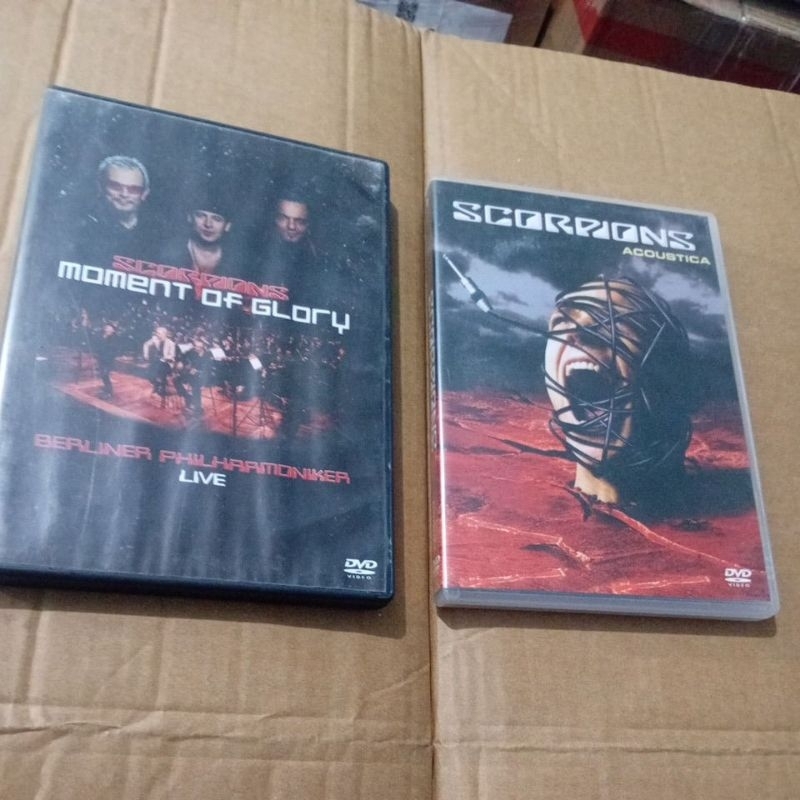 dvds Scorpions raridades shows top dois dvds pelo preço de um raridade