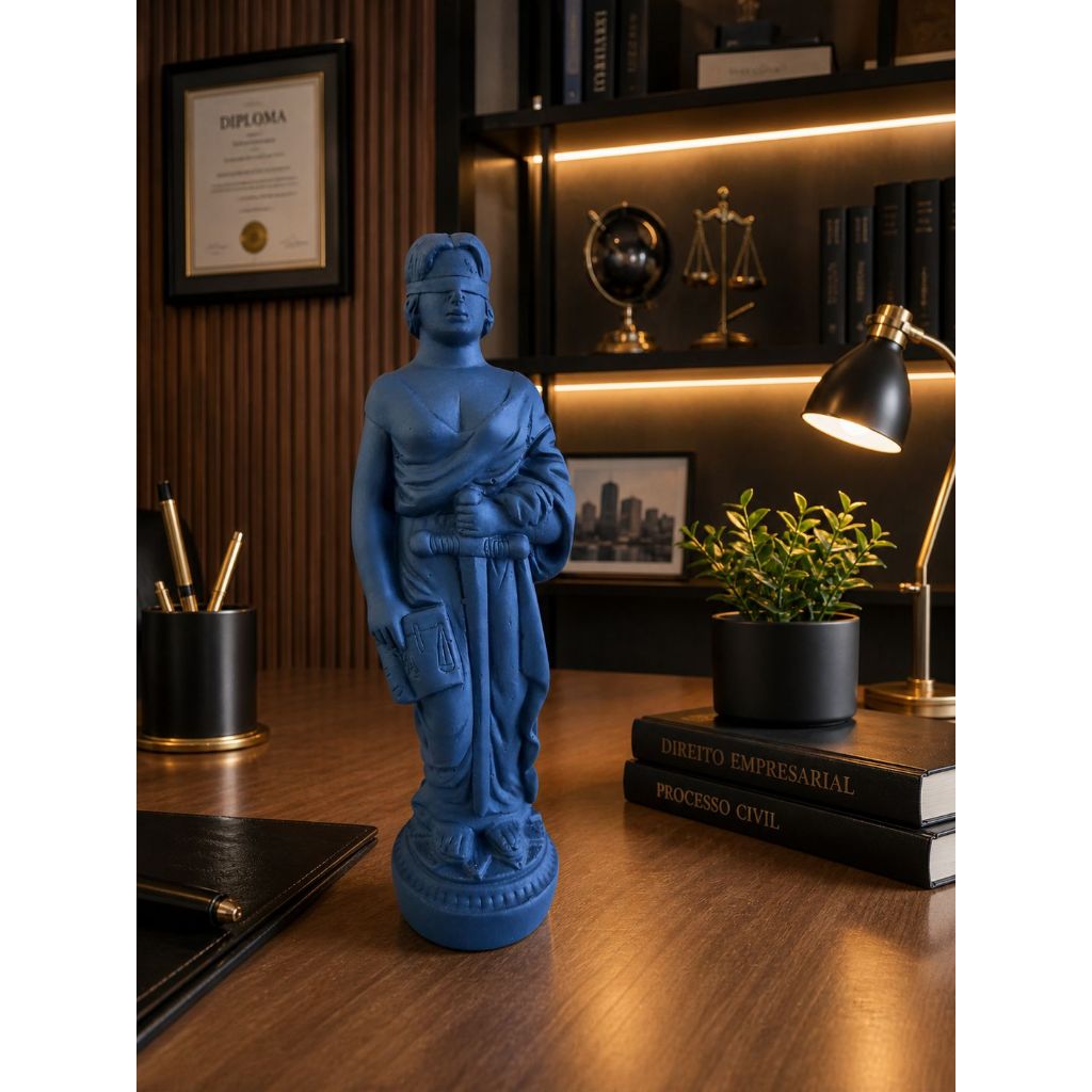 ESTATUA DECORATIVA DEUSA DA JUSTIÇA -THEMIS