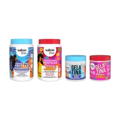 Kit Definição Natural e Cachos Ostentação com Creme para Pentear e Gelatina