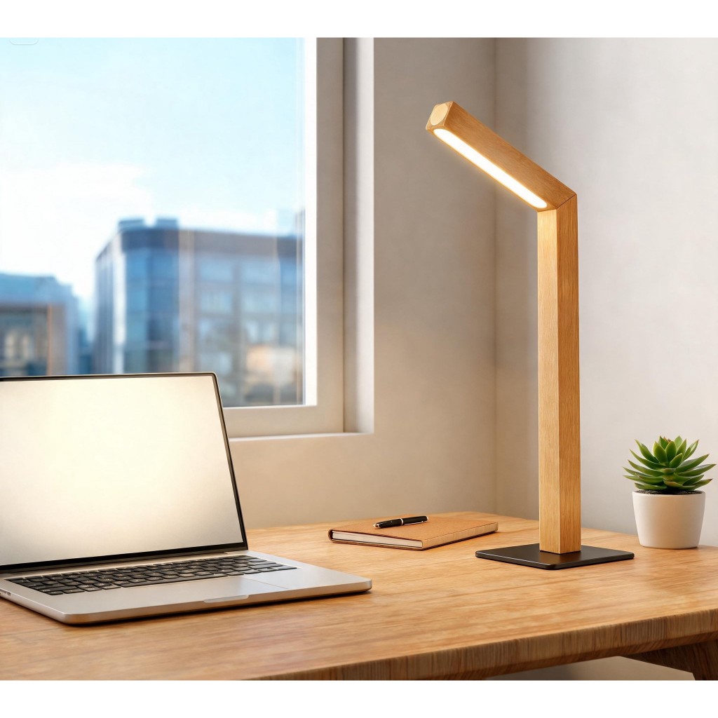 Luminária de Mesa  LED com Base Magnética e USB