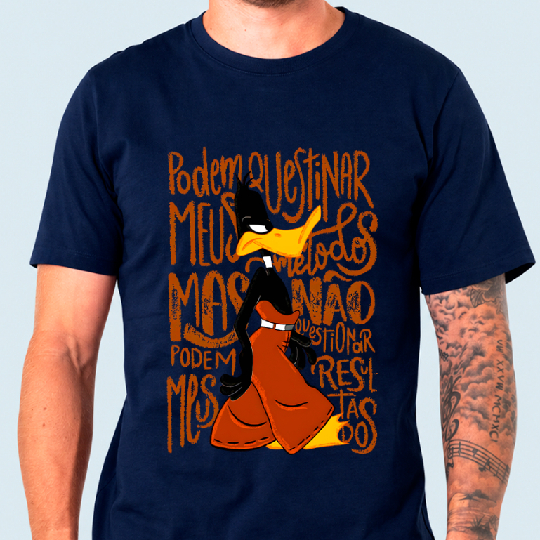Camiseta PATOLINO Streetwear Casual 100% Algodão Masculina e Feminina Unissex Camisa Premium