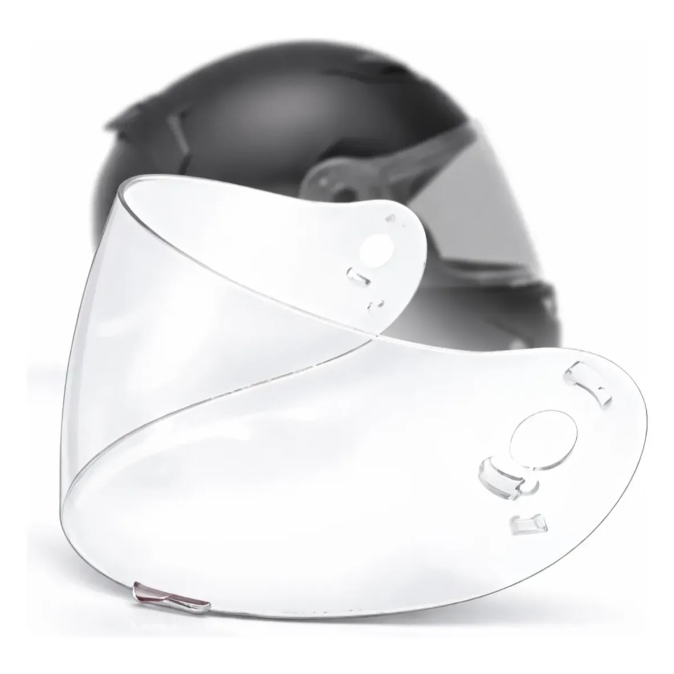 Viseira Capacete Gow Vallen Rx7 Cristal Transparente Monster fechado racing solid ride