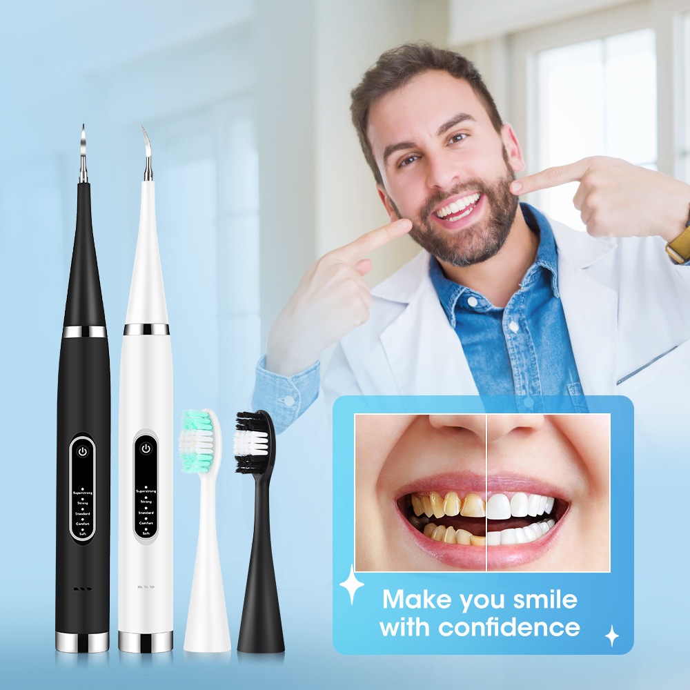 2 em 1 Escova Dental – Removedor de Tártaro