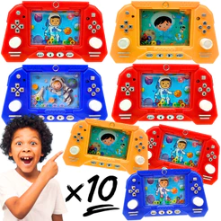 10 Jogos Joguinho Brinquedo Argola Aquaplay Controle Vídeo Game Grande Prenda Lembrancinha Atacado