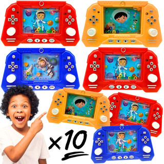 10 Jogos Joguinho Brinquedo Argola Aquaplay Controle Vídeo Game Grande Prenda Lembrancinha Atacado