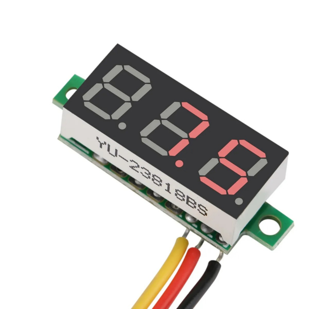 Mini voltímetro digital 0,28 0.28 polegadas 0-100vdc