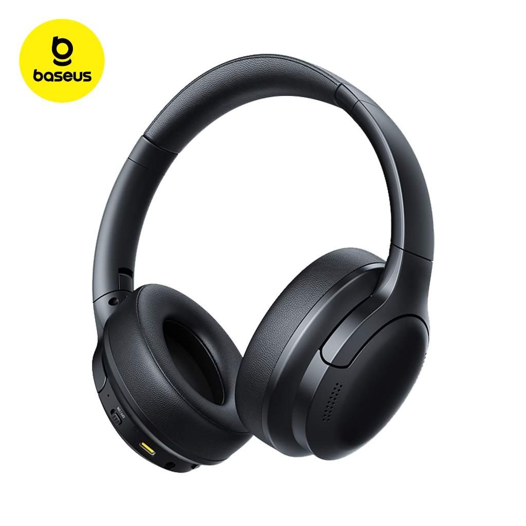Imagem Headphone Baseus Bass BH1 Lite Sem Fio Bluetooth 6.0 Som Potente Leve Dobrável Confortável