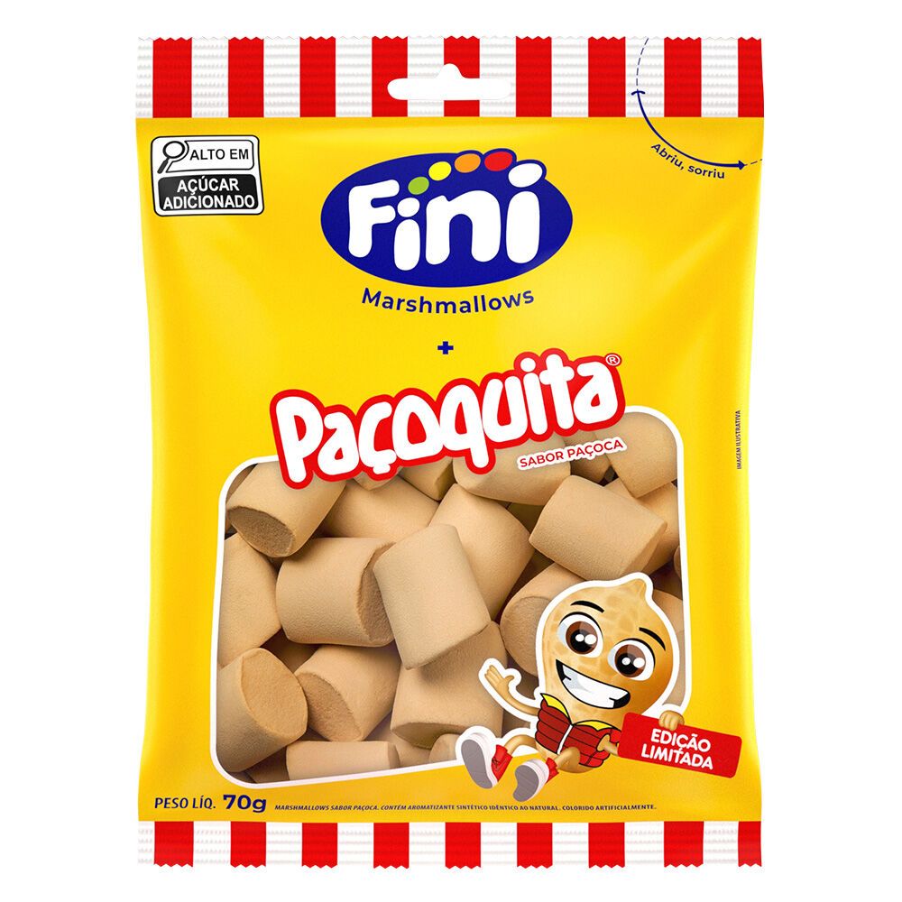 Marshmallow Paçoquita 70g Fini Festa Junina