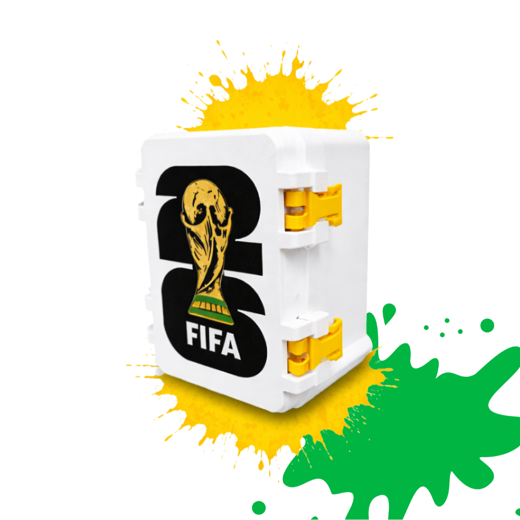 Caixa Maleta Porta Figurinhas Copa Do Mundo 2026