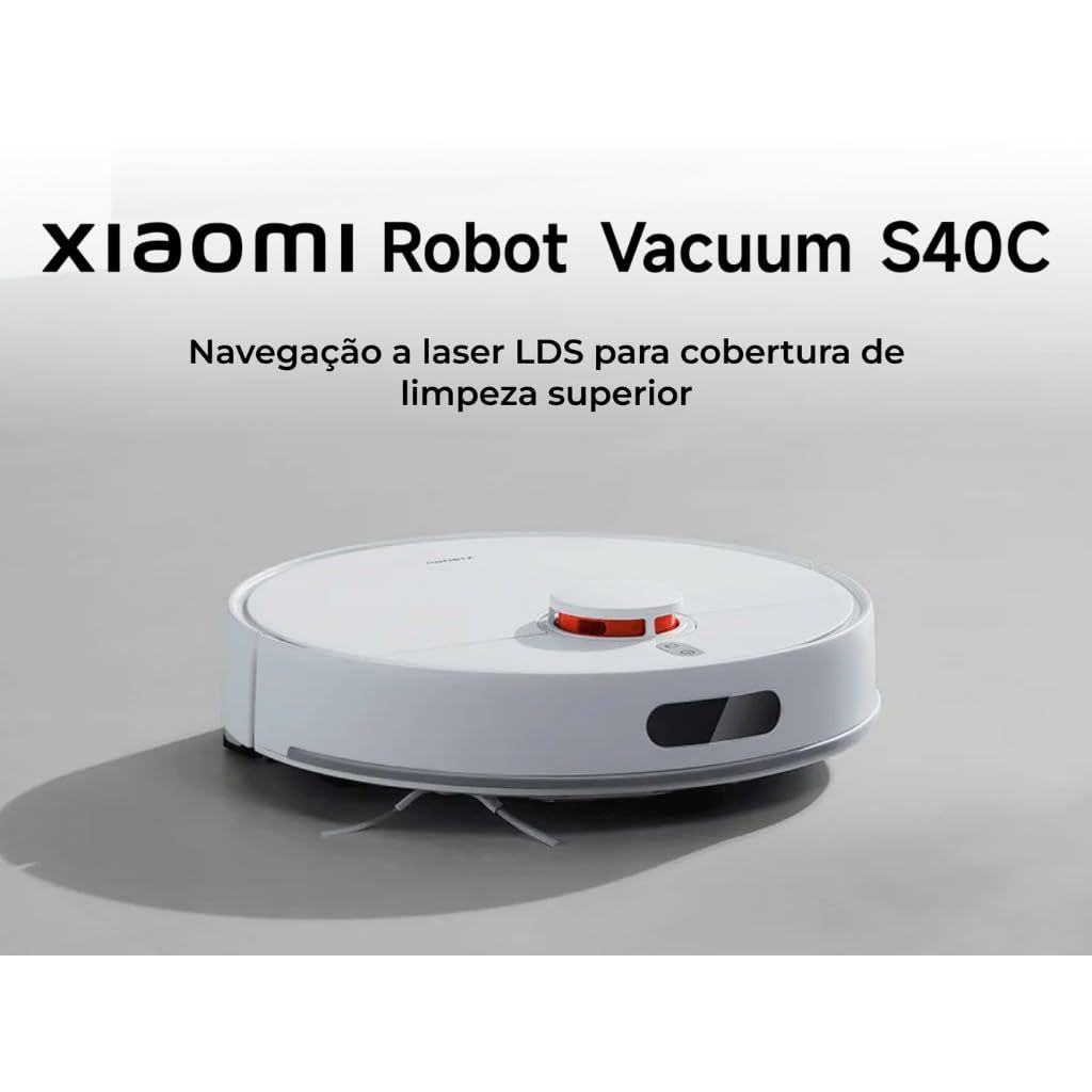 Robô Aspirador Xiaomi S40C Super Lançamento Inteligente Aspira Passa Pano Auto Recarga limpeza de alta performance