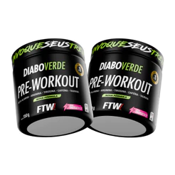 Kit 2x Pré Treino Diabo Verde Pre-Workout 150g - FTW