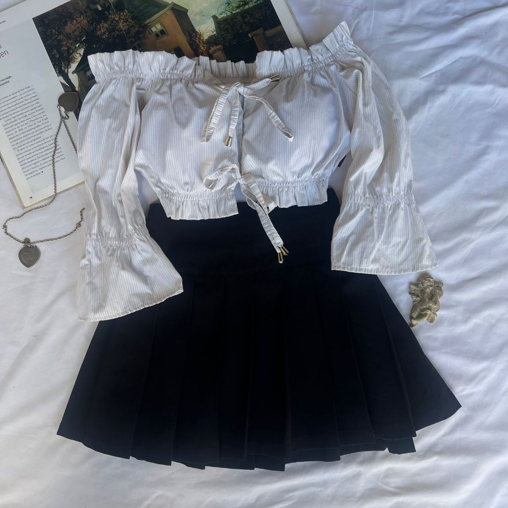 Blusa Cropped Ciganinha Feminina Camponesa Cottagecore Vintage Aesthetic Tendencia | Brechó Vintage
