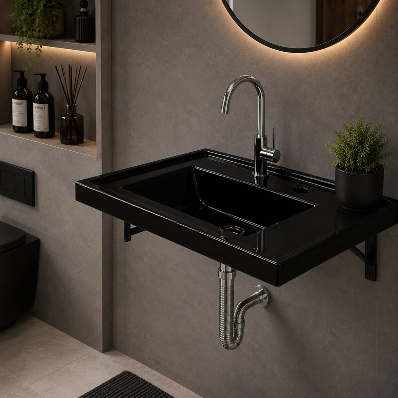 PIA CUBA PARA BANHEIRO LAVABO PLASTICO RESISTENTE