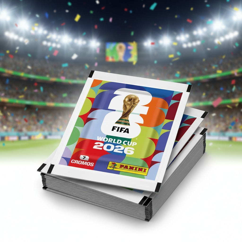 Kit De Envelopes Com 7 Cards De Figurinhas Da Copa Do Mundo 2026 Panini Oficial
