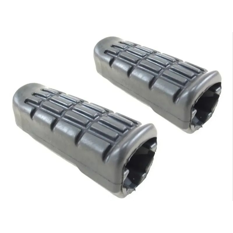 Par Borracha Pedaleira Moto Dianteira Ou Traseira Universal Twister CB300 E Similar