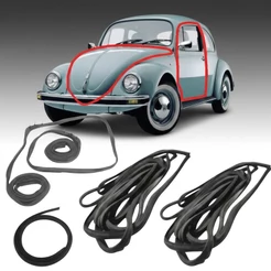 Kit Borracha Fusca 1959 a 1997 Completo Vedação Premium