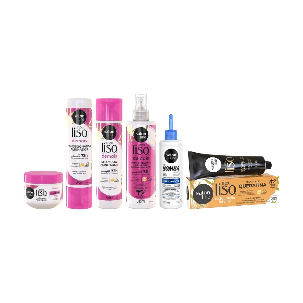Kit Meu Liso + Tônico SOS Bomba Crescimento