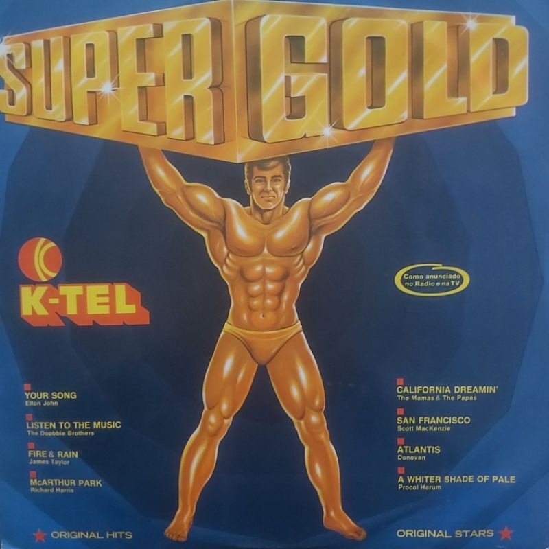 Lp Super Gold - Elton John, San Francisco, atlantis Fire & Rain, California Dreamin