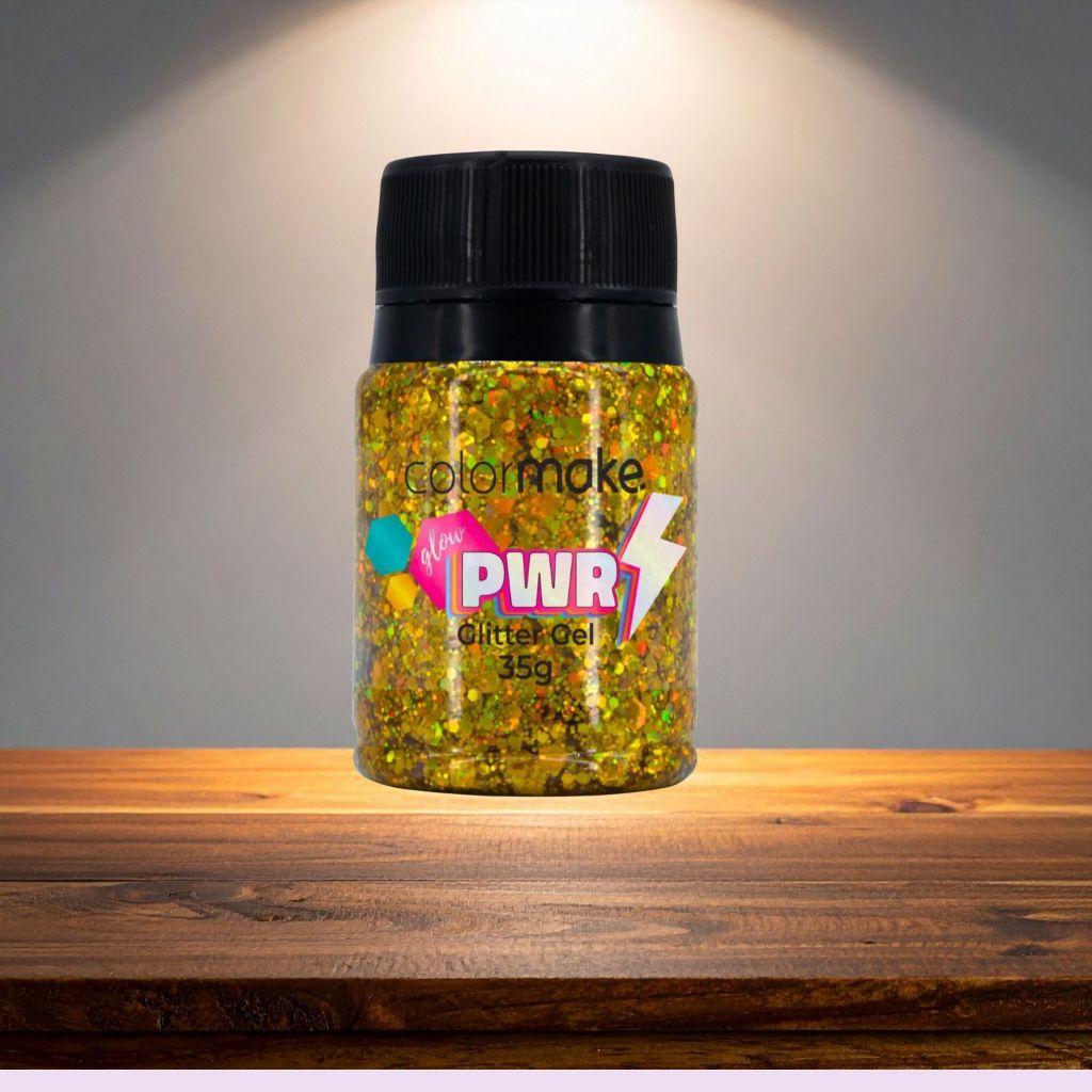 Glitter Gel  Glow Power Colormake Carnaval Festa  - ENVIO IMEDIATO MAQUIAGEM ARTISTICA FESTA BRILHO