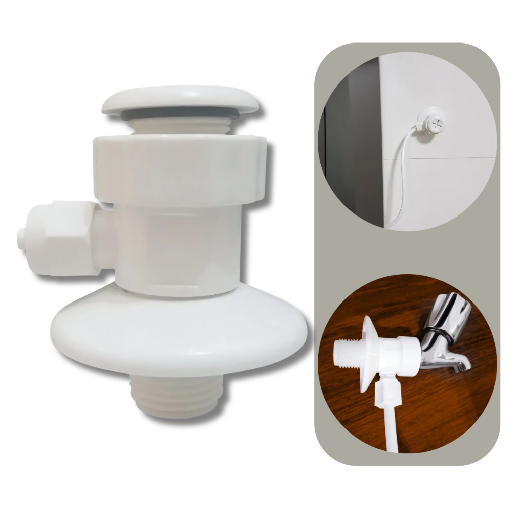 Niple Adaptador Purificador Bebedouro 1/2 x 1/4 IBBL FR600 Avanti Atlantis Conexão Torneira Filtro
