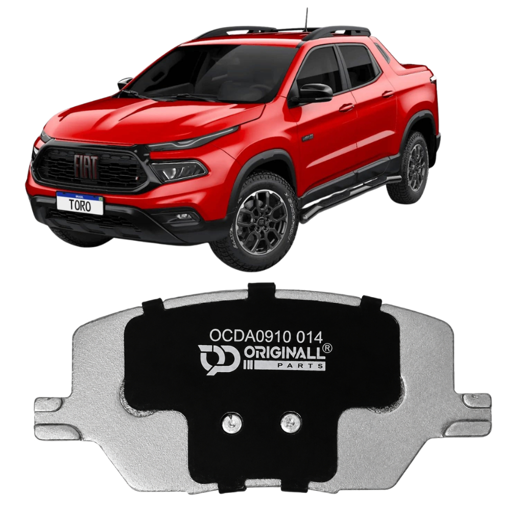 JOGO PASTILHA DIANTEIRA FIAT TORO 1.8 2.0 DIESEL - CERÂMICA SEM RUÍDO