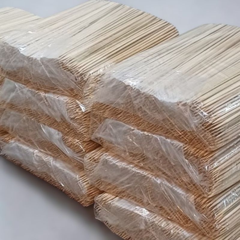 Espeto de Bambu para Churrasco 30cm Direto da Fábrica – 1000 unid Várias Medidas