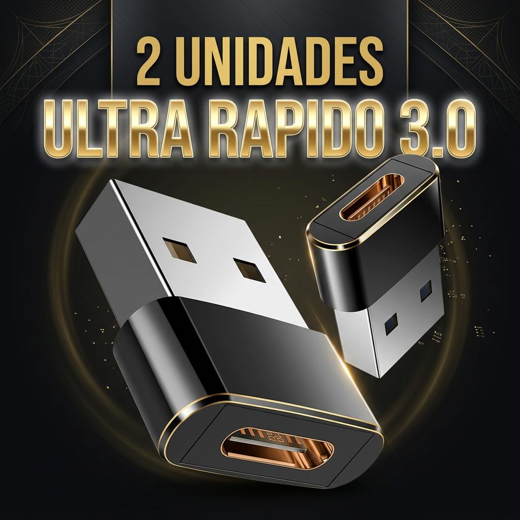 Adaptador Tipo C Para Usb Conector Otg Usb C Femea Para Usb 3.0 Macho Usbc X Usb-a