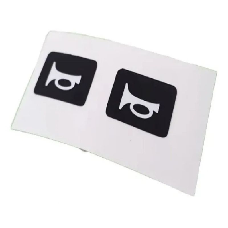 2 Emblemas Adesivo Buzinas Ford Escort/Xr3/Verona/Pampa/F1000/F4000.