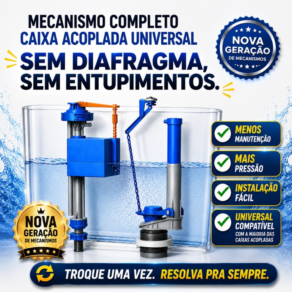 Mecanismo Caixa Acoplada Universal