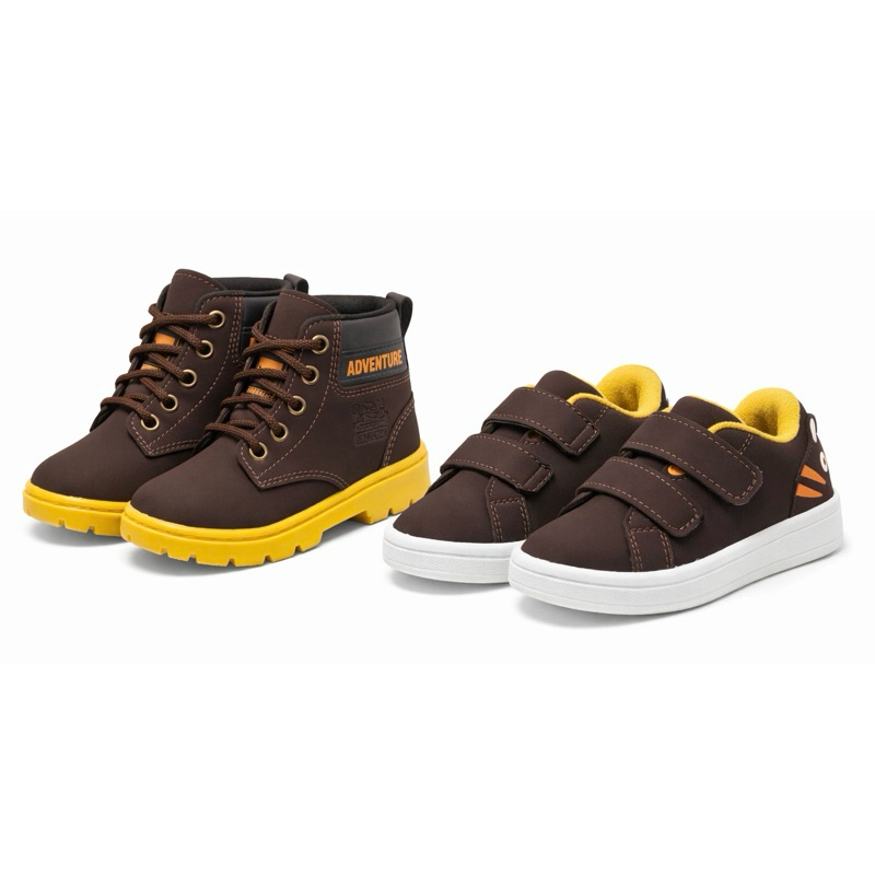 kit botinha tenis chinelo papete infantil