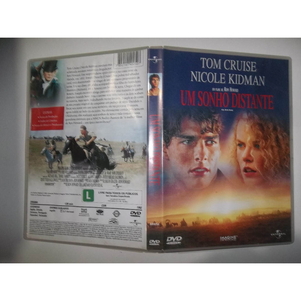 dvd um sonho distante tom cruise nicole kidman