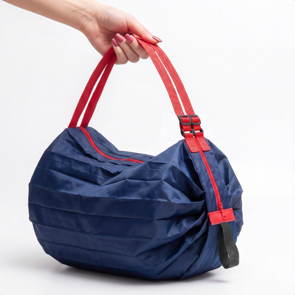 Bolsa De Mão Bag Dobrável Reutilizável Leve Organização Mercearia Passeio Academia