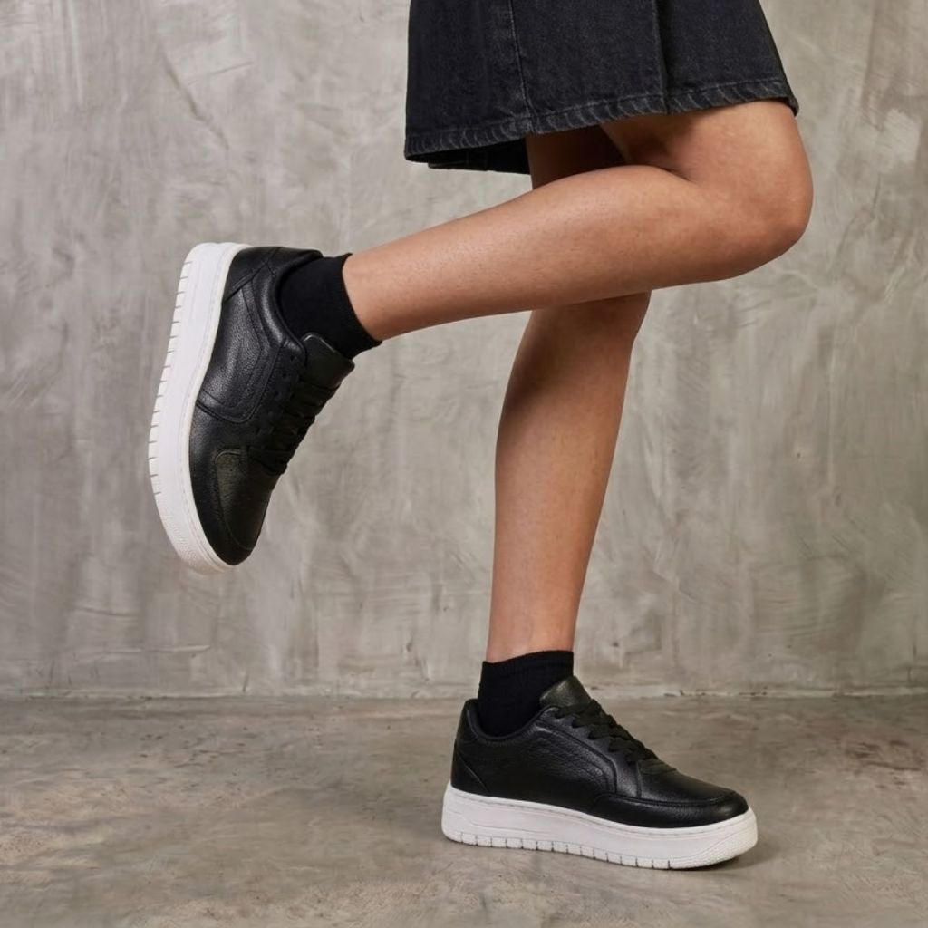 Tênis Infantil Feminino Casual Recortes Cano Baixo Urbano Menina Fashion