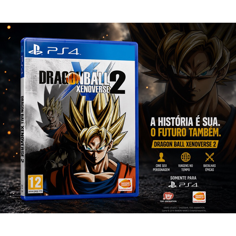Dragon Ball Xenoverse 2 - Mídia Física - PS4 - usado
