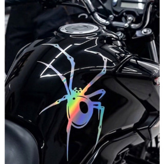Aranha Holográfica Grande 30cm Moto + BRINDE osascorte