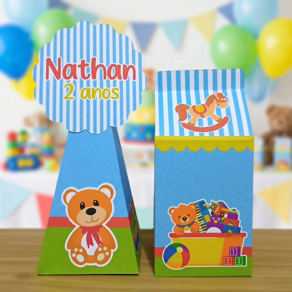 Kit Personalizado Brinquedos | Lembrancinhas Festa Infantil | Caixinhas | Aniversário