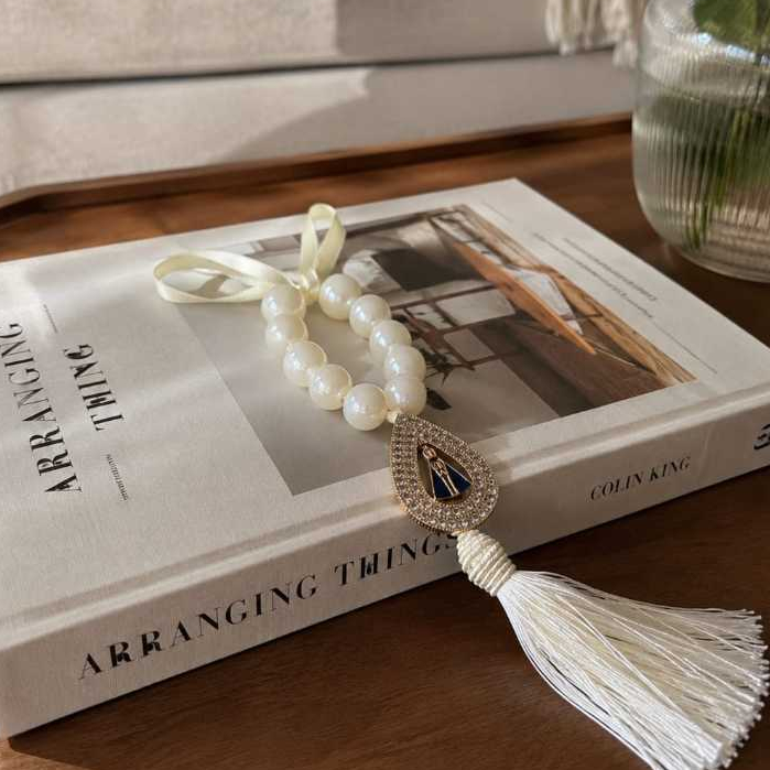 Dezena Luxo Decorativa Nossa Senhora Aparecida | Decoração Casa e Carro Presente Religioso Fé e Proteção