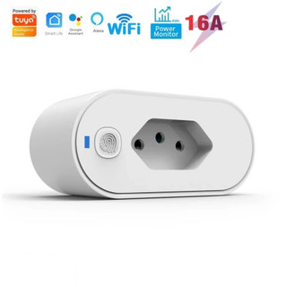 SMART PLUG-Adaptador de soquete Wi-Fi Tuya Smart Life App Control Alexa Google Home Adapt…