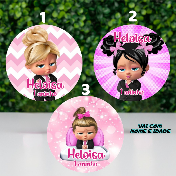 Adesivos Personalizados 5x5 Cm A PODEROSA CHEFINHA  | Rótulos Adesivos |  Etiquetas | Lembrancinha | Decoração