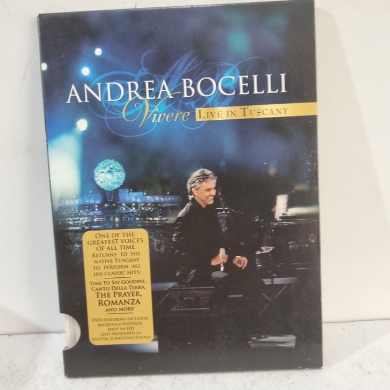 Dvd Original - Andrea Bocelli - Vivere: Live in Tuscany