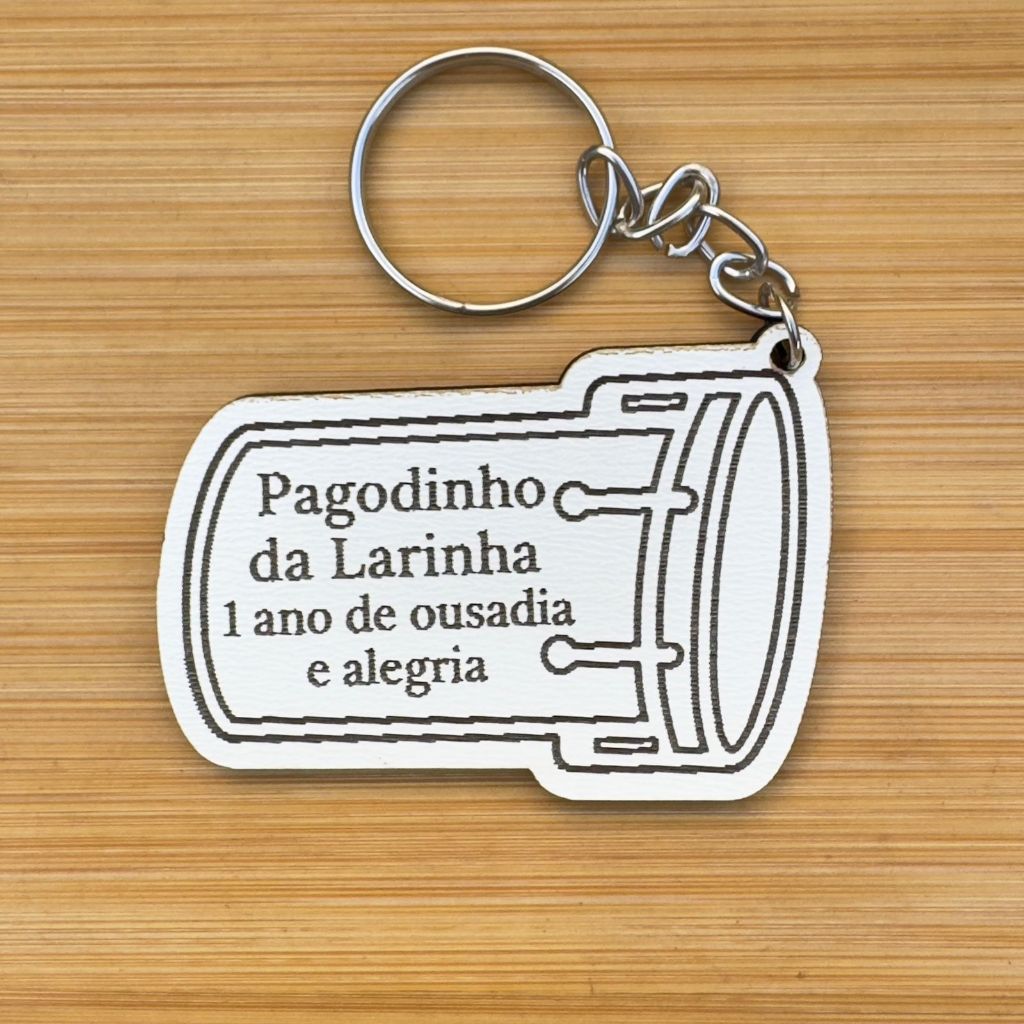 Kit Chaveiros Tambor Pagode Lembrancinha de Aniversario Personalizado MDF Festa Samba Lembrancinha em Madeira MDF