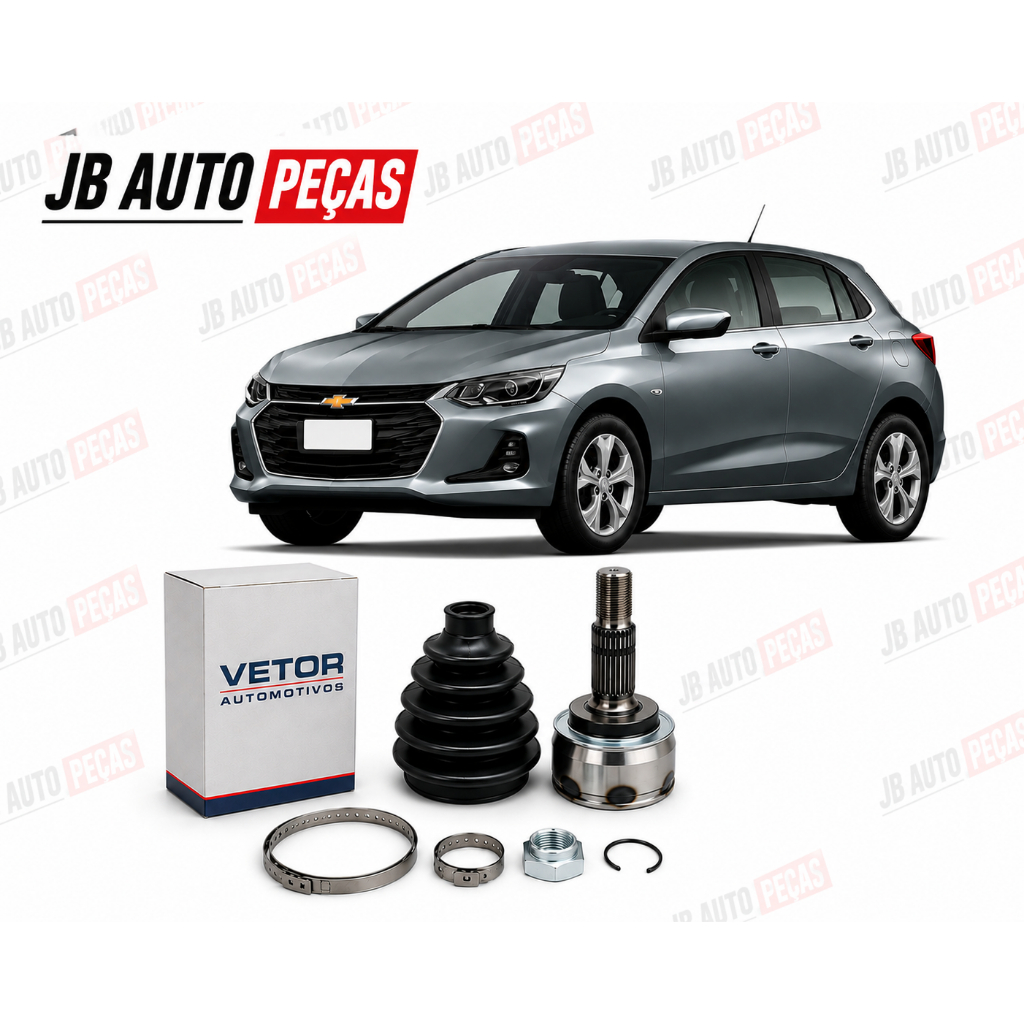 Junta Homocinetica 33 Dentes Onix Tracker 1.0 12v 3cc Turbo Cambio 2019 A 2026 Original Vetor
