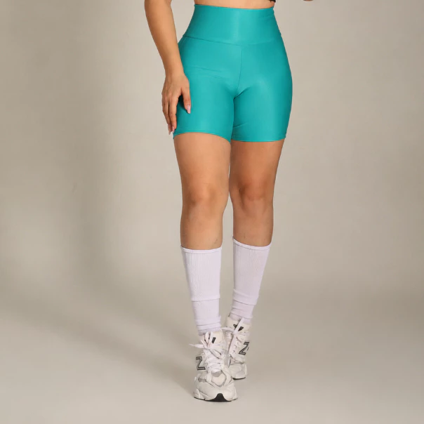 Short Feminio Legging Esportiva Cintura Alta  Esportivas Zero Transparencia Tecido Grosso — imagem 1