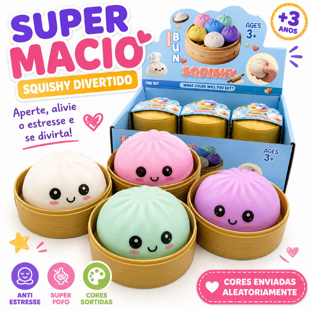 Squishy brinquedo infantil anti estresse kawaii brinquedo macio apertar fidget toy relaxante brinquedo fofo presente